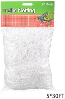 Tuin Hek Polyester Plant Klimmen Netto Ondersteuning Wijnstok Klimrek Tuinieren Netto Plant Hek Netto Groente Plant Trellis 5X30FT