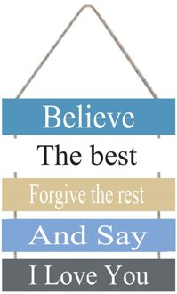 Tuin Houten Deur Teken Plaque Aanmelden Muur Opknoping Teken Houten Opknoping Opknoping Brief Print Woondecoratie Doorplate Standbeelden