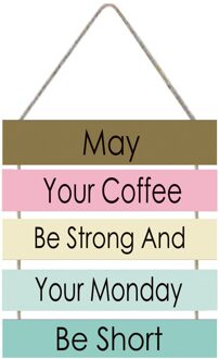 Tuin Houten Deur Teken Plaque Aanmelden Muur Opknoping Teken Houten Opknoping Opknoping Brief Print Woondecoratie Doorplate Standbeelden