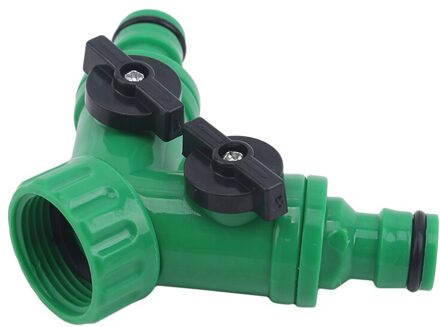 Tuin Irrigatie 2 Manier Tap Tap Irrigatie Klep Tuinslang Splitter 2 Way Quick Connector Adapter