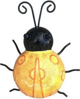 Tuin Kever Decoratieve Bark Hanger Kever Art Outdoor Metalen Dier Decoratie Voor Leuke Lieveheersbeestje Achtertuin Decor YE