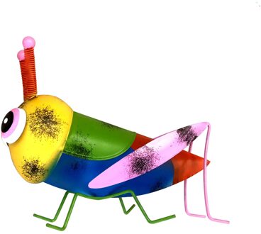 Tuin Locust Art Outdoor Tuin Achtertuin Metalen Dier Decoratie Thuis Deco Tuin Micro Landschap Leuke Dieren Decor # Y10 geel