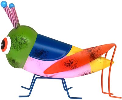 Tuin Locust Art Outdoor Tuin Achtertuin Metalen Dier Decoratie Thuis Deco Tuin Micro Landschap Leuke Dieren Decor # Y10 groen