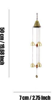 Tuin Metalen Wind Chime Outdoor Indoor Bell Wind Chime Home Decoratie 50Cm Jardin Tuin Decor Boeddhisme Ornament Tuinieren