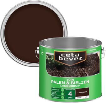Tuin Palen & Bielzen Beits - Mat - Carbobruin - 2,5L
