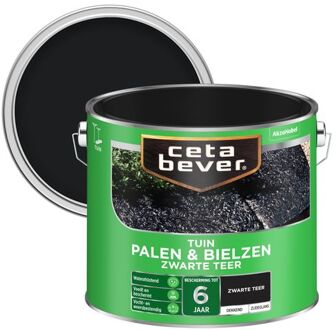 Tuin Palen & Bielzen Beits - Mat - Zwarte Teer - 2,5L