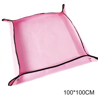 Tuin Patio Plant Potgrond Mat Tuinieren Transplanteren Waterdicht Pad Outdoor GR5 roze 100x100cm