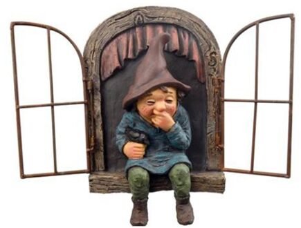 Tuin Peeker Yard Art Grillige Boom Sculptuur Tuin Decoratie Ondeugende Dwerg Gnome Hars Standbeelden Binnenplaats Boom Decoratie