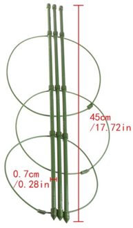 Tuin Plant Ondersteuning Klimmen Planten 45Cm 60Cm Conische Trellis Supporter Frame