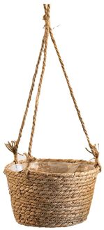Tuin Plant Opslag Mand Jute Touw Opknoping Planter Geweven Indoor Outdoor Bloem Houder Macrame Plant Hangers Thuis Decor