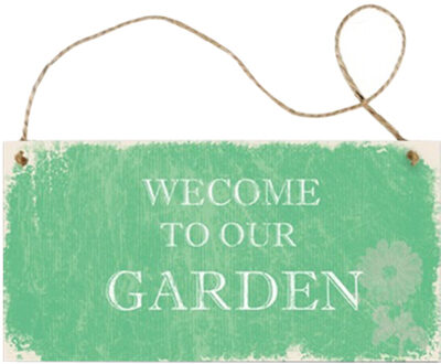 Tuin Plaque Hout Plaque Aanmelden Muur Opknoping Teken 20X10cm Hoge Precisie Afdrukken Heldere Kleur Levensechte Graphics Grote Decoratie