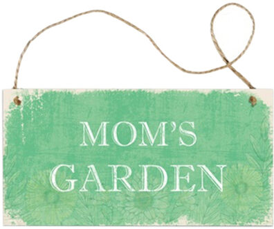 Tuin Plaque Hout Plaque Aanmelden Muur Opknoping Teken 20X10cm Hoge Precisie Afdrukken Heldere Kleur Levensechte Graphics Grote Decoratie