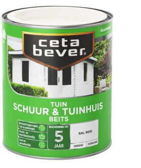 Tuin - Schuur en Tuinhuis - Beits - Ral 9010 - 750ml