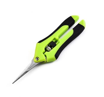 Tuin Snoeischaar Fruit Plukken Schaar Ergonomische Handgrepen Tuinieren Snoeiers Voor Tuin Huishoudelijke Ingemaakte Takken Snoeischaar groen rechtdoor blade