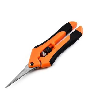 Tuin Snoeischaar Fruit Plukken Schaar Ergonomische Handgrepen Tuinieren Snoeiers Voor Tuin Huishoudelijke Ingemaakte Takken Snoeischaar oranje