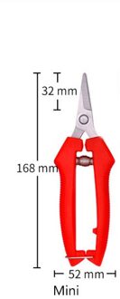 Tuin Snoeischaar Multifunctionele Schaar Fruit Plukken Schaar Snoeien Onkruid Huishoudelijke Ingemaakte Tak Tuingereedschap 52x168mm