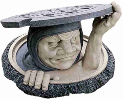 Tuin Standbeeld Hars Sculptuur Ornament Outdoor Decoratie Tuin Home Decor Twee-Tone Afwerking Decoratie Steen W7K9