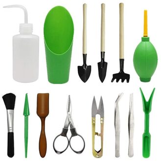 Tuin Transplanteren Kit Succulent Zorg Succulent Transplantatie Tool Accessoires Tuinieren Hand Planten Gereedschap Set Bloemen Levert Donkergrijs