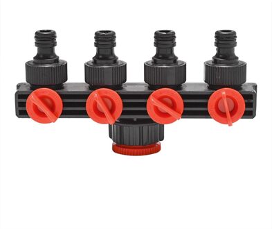 Tuin Tuinslang Splitter Druppelirrigatie Plant Tuingereedschap 4 Way Water Tap Connectors Quick Draad Adapter