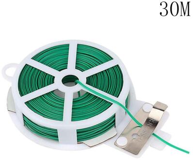 Tuin Twist Tie Keuken Bag Tuinieren Plant Groene Tie Draad Roll Met Draad Cutter 20/30/50 Meter keuken Tuingereedschap A40 30M