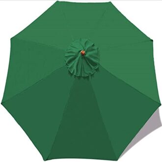 Tuin Vervanging Paraplu Doek Outdoor Meubels Waterdicht Paraplu Met Crank Uv Bescherming Luifel Zonnescherm Vervanging groen
