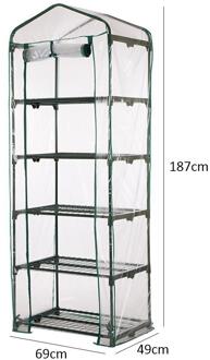 Tuin Warme Kamer Cover Huishoudelijke Plant Cover Waterdicht Anti-Uv Beschermen Tuin Planten Bloemen Kas (Zonder Ijzer Stand)