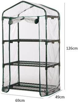 Tuin Warme Kamer Cover Huishoudelijke Plant Cover Waterdicht Anti-Uv Beschermen Tuin Planten Bloemen Kas (Zonder Ijzer Stand)