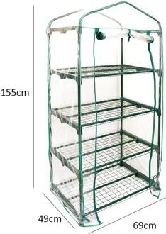 Tuin Warme Kamer Cover Huishoudelijke Plant Cover Waterdicht Anti-Uv Beschermen Tuin Planten Bloemen Kas (Zonder Ijzer Stand)