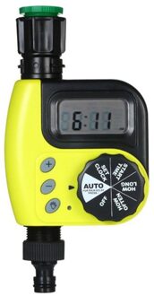 Tuin Watering Timer Digitale Automatische Irrigatie Controller Programmeur Van Irrigatie Thuis Slang Kraan Autoplay Self Watering geel
