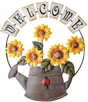 Tuin Welkom Tekenen Welkom Teken Handcrafts Metalen Voordeur Decor Muur Opknoping Teken Voor Deur Veranda Bar Cafe Decoraties style1