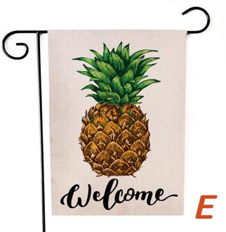 Tuin Welkom Vlaggen En Banners Krans Teken Vlaggen Jute Dubbelzijdig Zomer Boerderij Decor Voor Outdoor Yard Gazon Patio Veranda