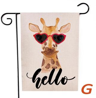 Tuin Welkom Vlaggen En Banners Krans Teken Vlaggen Jute Dubbelzijdig Zomer Boerderij Decor Voor Outdoor Yard Gazon Patio Veranda