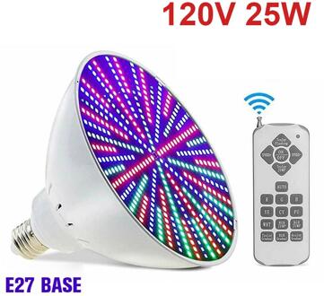 Tuin Zwembad Lamp Met Afstandsbediening 1000LM 120V IP68 Waterdichte Kleur Veranderende Lamp Onderwater Night Lamp 25W