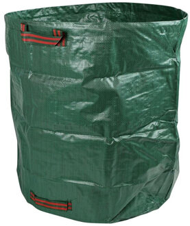 Tuinafvalzak - opvouwbaar - groot formaat - groen - 272 liter - bladeren opruimen