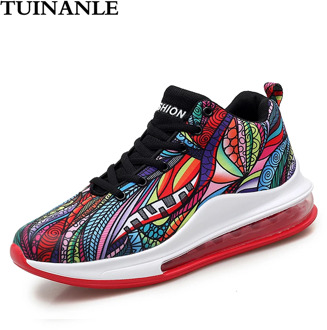 TUINANLE Women Platform Sneakers Breathable 2020 Fashion Casual Lover Graffiti Totem Ankle Boots Outdoor Shoes Tenis Feminino