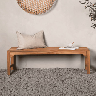 Tuinbank 'Amberia' Teakhout Naturel