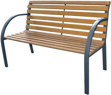 Tuinbank City 2-zits Staal Fsc Eucalyptushout