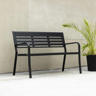 Tuinbank 'Lynnell' 125cm Zwart