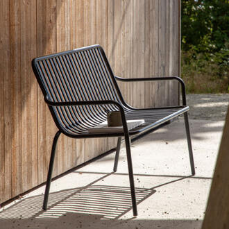 Tuinbank 'Moncia' 130cm, kleur Zwart