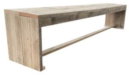 Tuinbank - New Harlem steigerhout 120 cm parkbank - zitbank - bank - tuinbank hout Bruin