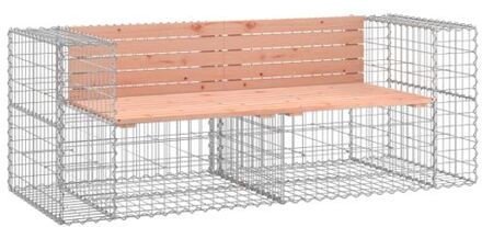 Tuinbank schanskorfontwerp 184x71x65,5 cm massief douglashout Bruin