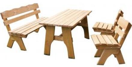 Tuinbankje.nl Freital 4-delig houten picknictafel 150cm