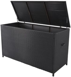 Tuinbankje.nl kussenbox 165x67x95 cm - zwart