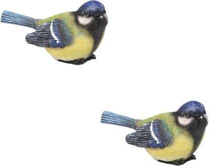 Tuinbeeld Vogel Koolmeesje - 6 cm