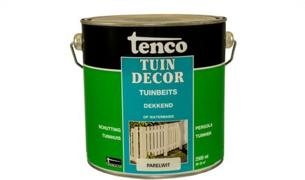 Tuinbeits dekkend parel wit