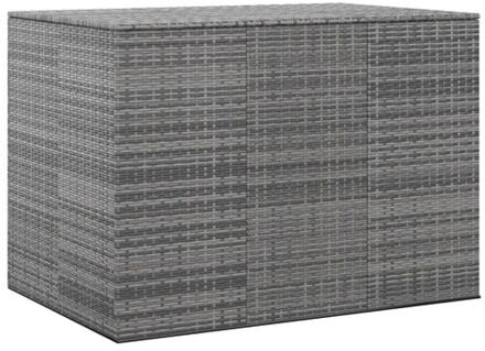 Tuinbox 145x100x103 cm polyetheen rattan grijs