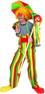 Tuinbroek Circus Clown gekleurde strepen Multikleur - Print