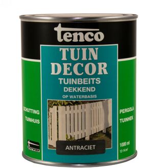 tuindecor beits dekkend antraciet - 1 liter