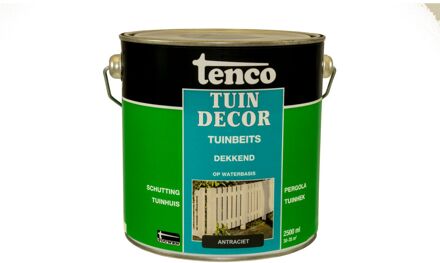 tuindecor beits dekkend antraciet - 2,5 liter