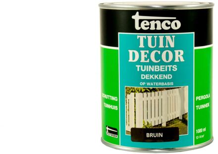 tuindecor beits dekkend bruin - 1 liter